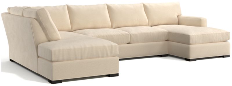 Axis 3-Piece U-Shaped Sectional Sofa with Left-Arm Corner Bumper - image 0 of 5