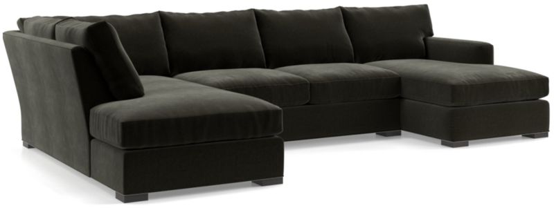 Axis 3-Piece U-Shaped Sectional Sofa with Left-Arm Corner Bumper - image 0 of 5