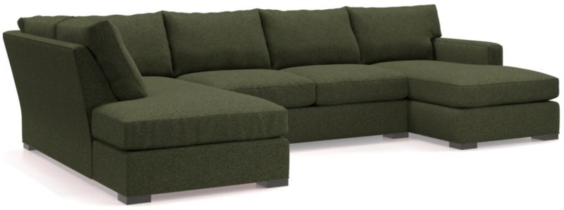 Axis 3-Piece U-Shaped Sectional Sofa with Left-Arm Corner Bumper - image 0 of 5