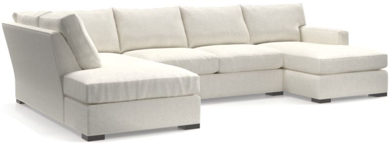 Axis 3-Piece U-Shaped Sectional Sofa with Left-Arm Corner Bumper - image 0 of 5