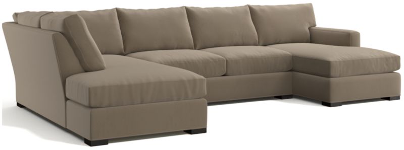 Axis 3-Piece U-Shaped Sectional Sofa with Left-Arm Corner Bumper - image 0 of 6