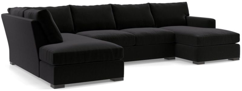 Axis 3-Piece U-Shaped Sectional Sofa with Left-Arm Corner Bumper - image 0 of 7