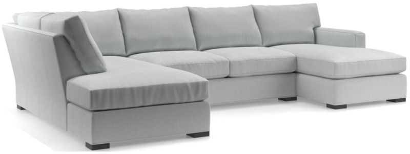 Axis 3-Piece U-Shaped Sectional Sofa with Left-Arm Corner Bumper - image 0 of 6