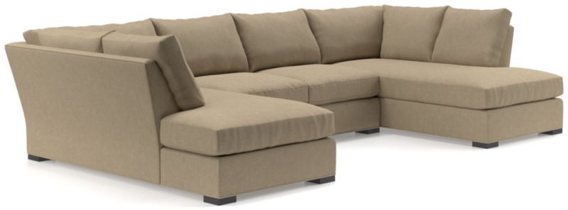 Axis 3-Piece U-Shaped Sectional Sofa with Corner Bumpers - image 0 of 7