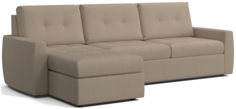 Sombra 2-Piece Queen Sleeper Sectional Sofa with Storage Chaise - image 0 of 9