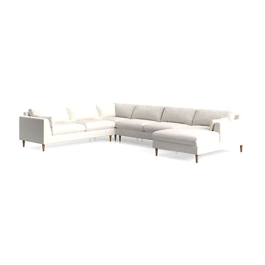 Avondale 4-Piece Corner Sectional Sofa with Chaise Lounge