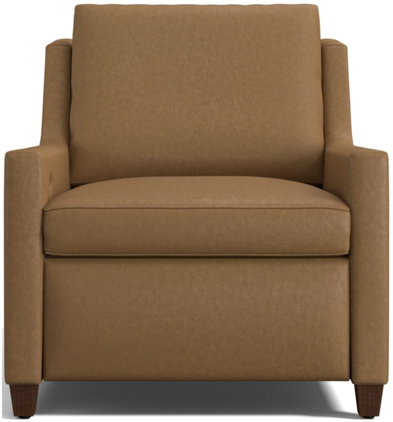 Crate and barrel leather recliner sale