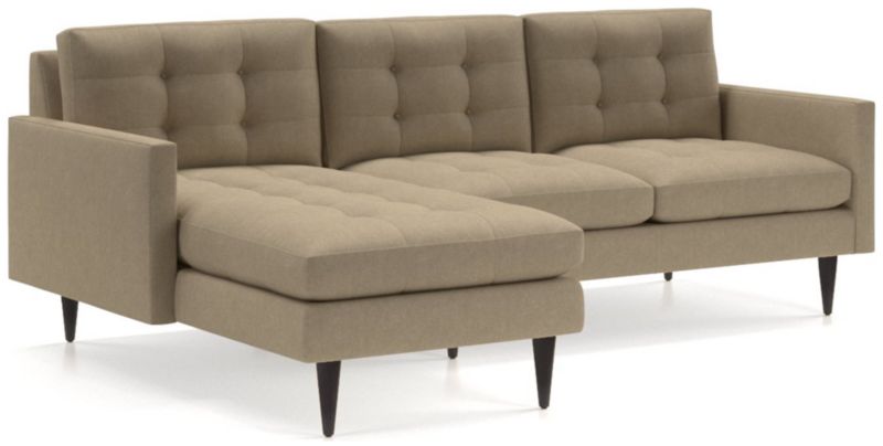 Petrie 2-Piece Left-Arm Chaise Midcentury Sectional Sofa - image 0 of 5