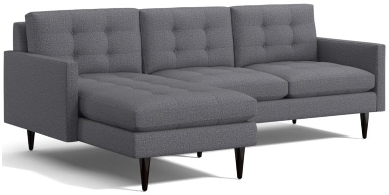 Petrie 2-Piece Left-Arm Chaise Midcentury Sectional Sofa - image 0 of 5