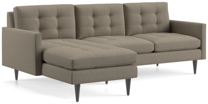 Petrie 2-Piece Left-Arm Chaise Midcentury Sectional Sofa - image 0 of 5