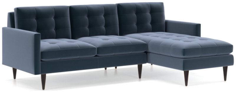 Petrie 2-Piece Right-Arm Chaise Midcentury Sectional Sofa - image 0 of 5