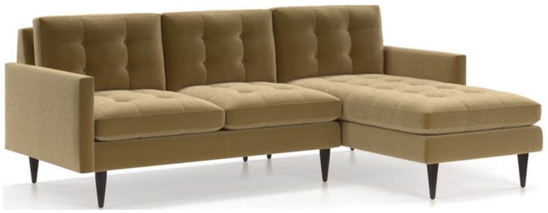 Petrie 2-Piece Right-Arm Chaise Midcentury Sectional Sofa - image 0 of 5