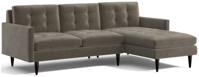 Petrie 2-Piece Right-Arm Chaise Midcentury Sectional Sofa - image 0 of 5