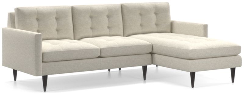 Petrie 2-Piece Right-Arm Chaise Midcentury Sectional Sofa - image 0 of 5