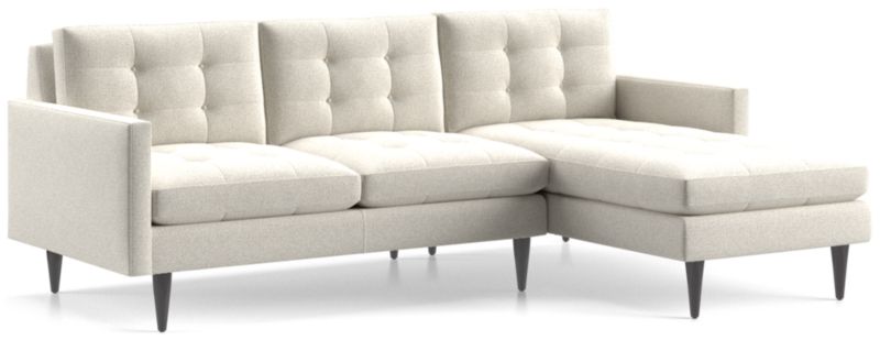 Petrie 2-Piece Right-Arm Chaise Midcentury Sectional Sofa - image 0 of 5