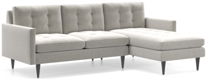 Petrie 2-Piece Right-Arm Chaise Midcentury Sectional Sofa - image 0 of 5