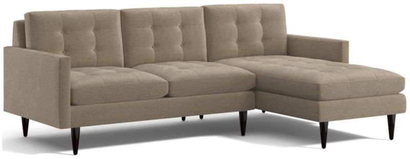 Petrie 2-Piece Right-Arm Chaise Midcentury Sectional Sofa - image 0 of 5