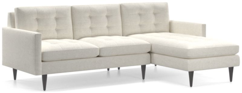 Petrie 2-Piece Right-Arm Chaise Midcentury Sectional Sofa - image 0 of 5