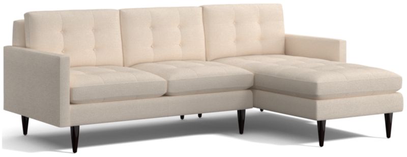 Petrie 2-Piece Right-Arm Chaise Midcentury Sectional Sofa - image 0 of 5