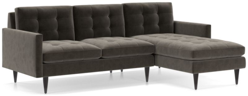 Petrie 2-Piece Right-Arm Chaise Midcentury Sectional Sofa - image 0 of 5