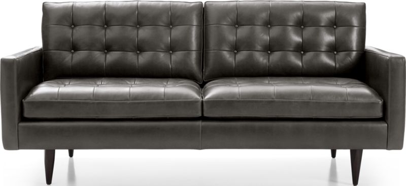 Petrie Small Leather Sofa Reviews