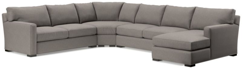Crate and cheap barrel gray couch