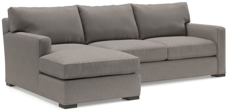 Axis Grey Fabric Sectional Sofa