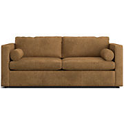 Aris 82" Leather Queen Sleeper Sofa
