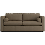 Aris 82" Leather Queen Sleeper Sofa