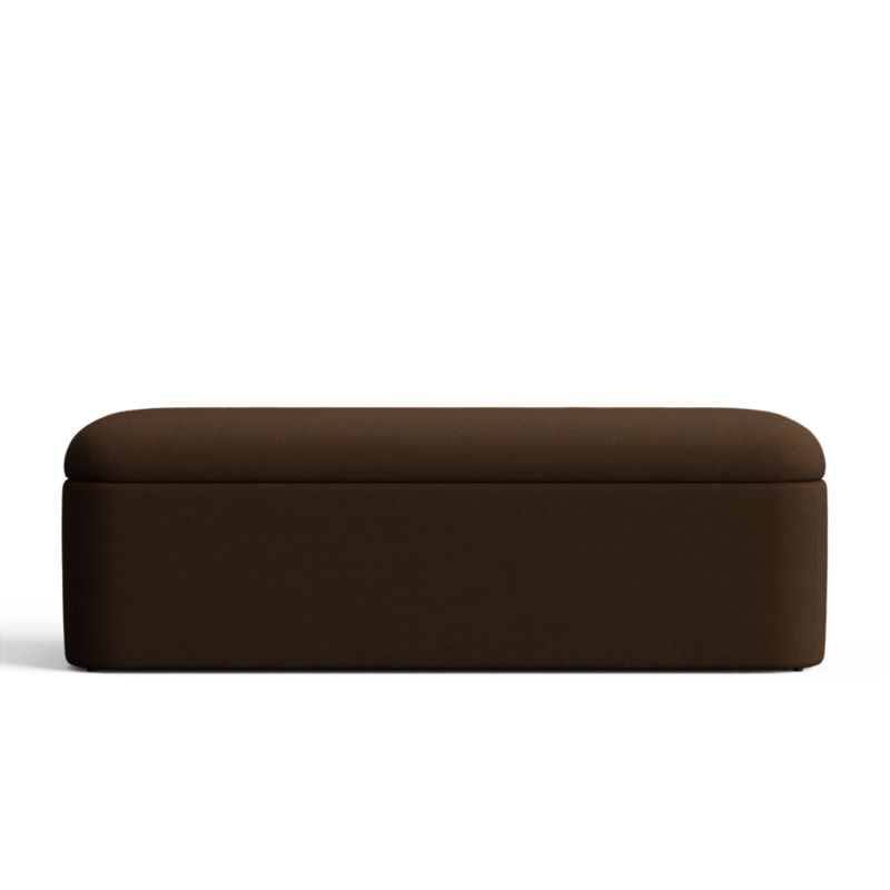 Viewing product image Anneli 54" Upholstered Storage Bench - image 1 of 9