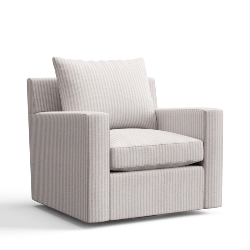 Murray Beige Sherpa Nursery Swivel Glider Chair - image 0 of 10
