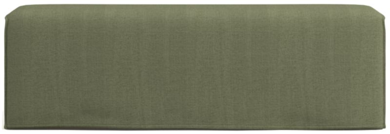 Viewing product image Capri 60" Slipcovered Bench - image 1 of 6