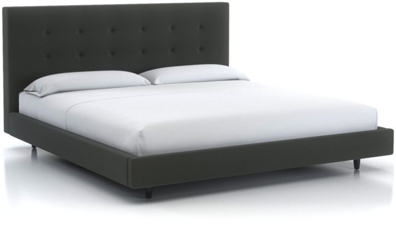Crate and barrel tate king bed deals