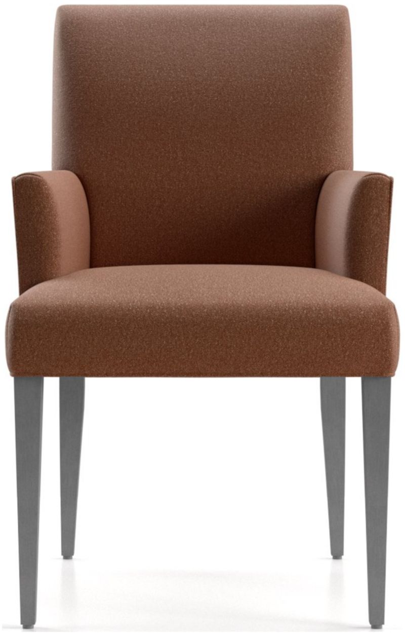 Miles Upholstered Dining Arm Chair Crate & Barrel
