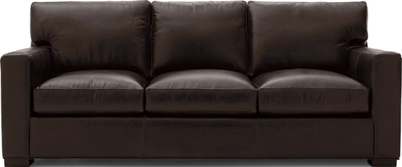 Axis Leather 3 Seat Queen Sleeper Sofa, Black Faux Leather Queen Sleeper Sofa