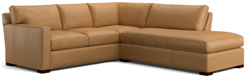 Leather sectional top with bumper