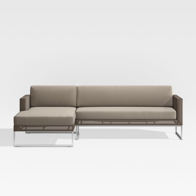 Capture 2-Seater Sofa Left Module - Taupe, AirTouch