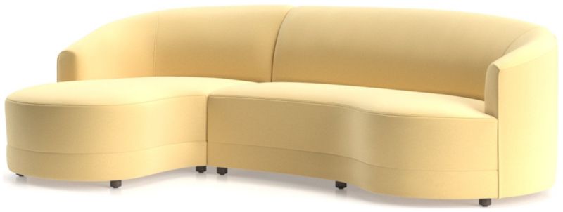 Infiniti 2-Piece Curve Back Sectional Sofa - image 0 of 7