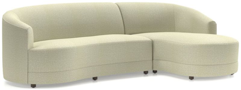 Infiniti 2-Piece Curve Back Sectional Sofa - image 0 of 7