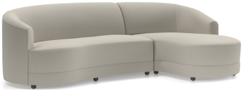 Infiniti 2-Piece Curve Back Sectional Sofa - image 0 of 7