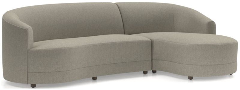 Infiniti 2-Piece Curve Back Sectional Sofa - image 0 of 7