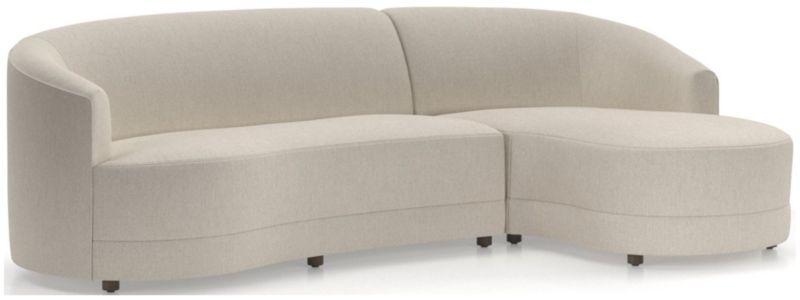 Infiniti 2-Piece Curve Back Sectional Sofa - image 0 of 7