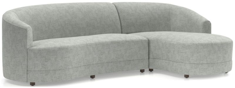 Infiniti 2-Piece Curve Back Sectional Sofa - image 0 of 7