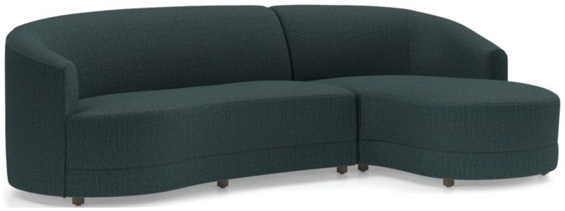 Infiniti 2-Piece Curve Back Sectional Sofa - image 0 of 7