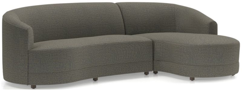 Infiniti 2-Piece Curve Back Sectional Sofa - image 0 of 7