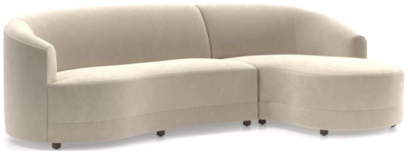 Infiniti 2-Piece Curve Back Sectional Sofa - image 0 of 7