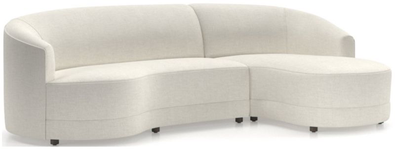 Infiniti 2-Piece Curve Back Sectional Sofa - image 0 of 7