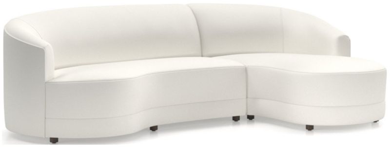 Infiniti 2-Piece Curve Back Sectional Sofa - image 0 of 7