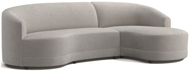 Infiniti 2-Piece Curve Back Sectional Sofa - image 0 of 7