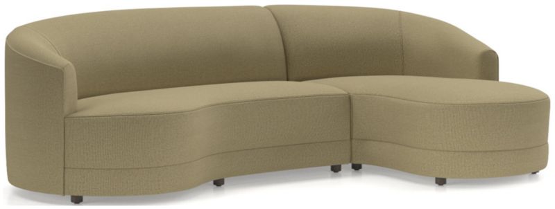 Infiniti 2-Piece Curve Back Sectional Sofa - image 0 of 7